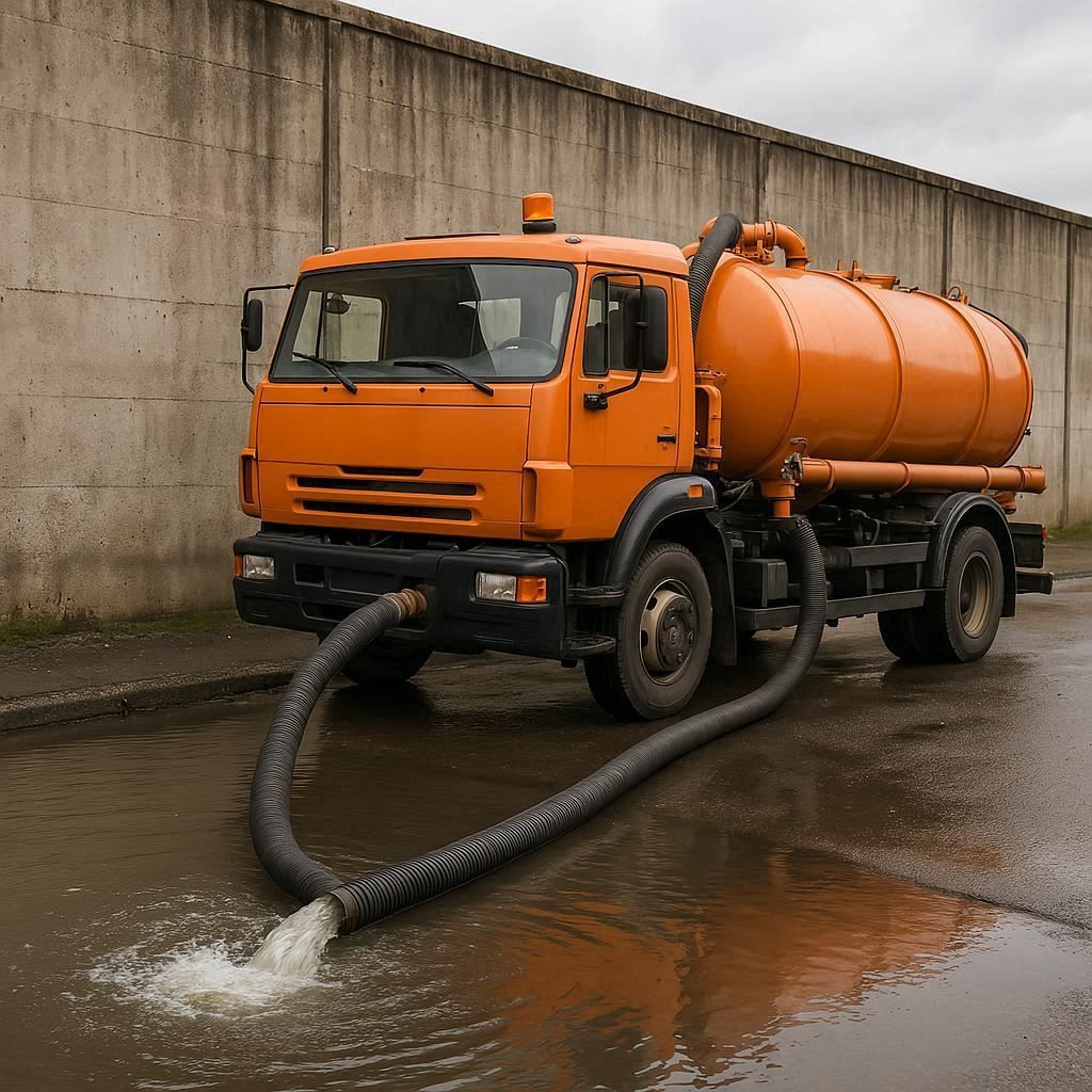 Откачка воды в Мытищах